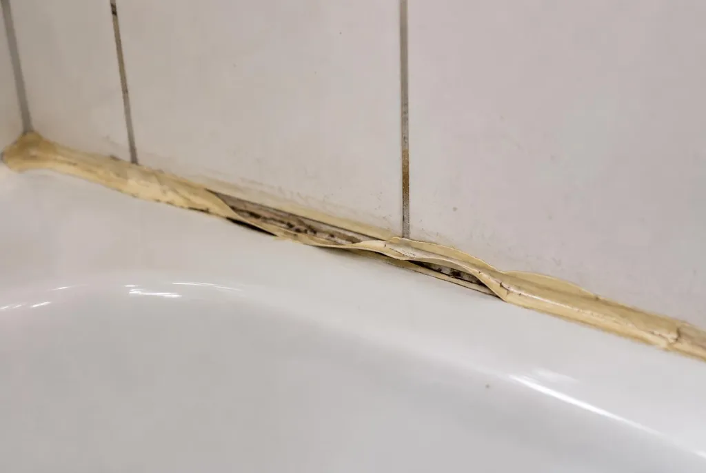 Kitbedrijf Capelle aan den IJssel – loslatende kit naast het bad